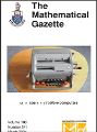The Mathematical Gazette